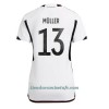 Camiseta de fútbol Alemania Thomas Muller 13 Primera Equipación Mundial 2022 - Mujer